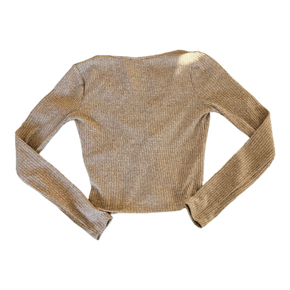 Forever 21 Medium Long Sleeve V-Neck Shirt - Picture 3 of 6